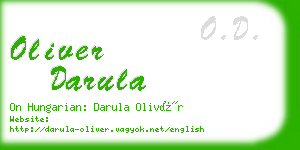 oliver darula business card